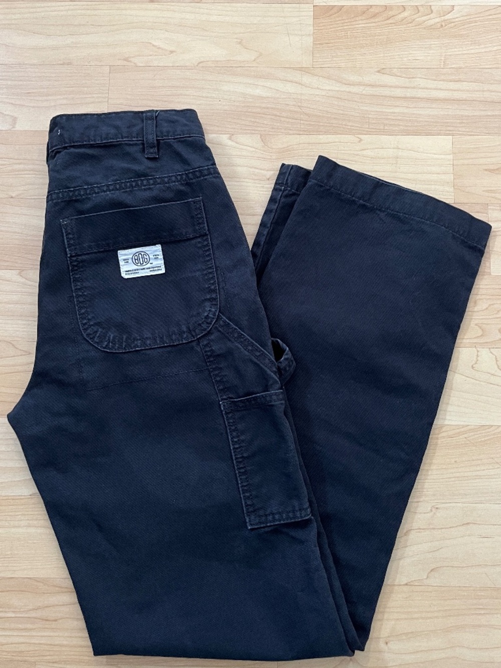 BDG Double Knee Black Workwear Carpenter Pants